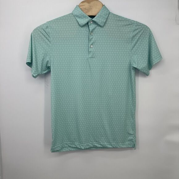 Full TurnThe Frisco Polo Mens S Floral Golf Summer Shirt style IS06808 - Picture 11 of 12